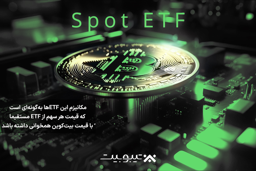 نحوه عملکرد ETF اسپات بیت‌کوین